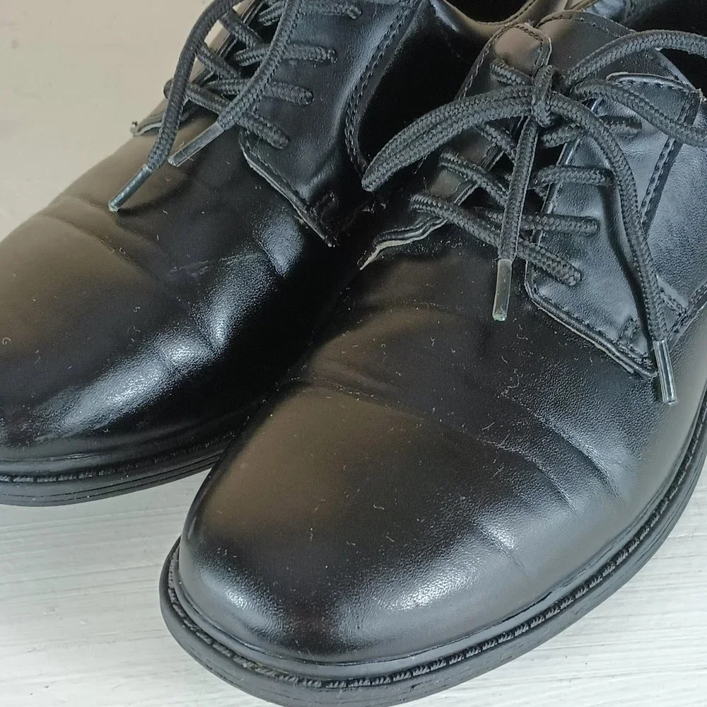 Stacy Adams Boys Black Oxford Shoes 4 Lace Up Dress Shoes